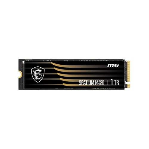 MSI Spatium M480 PRO 1TB PCIe 4.0 NVMe M.2 SSD (7400/6000 MB/s)