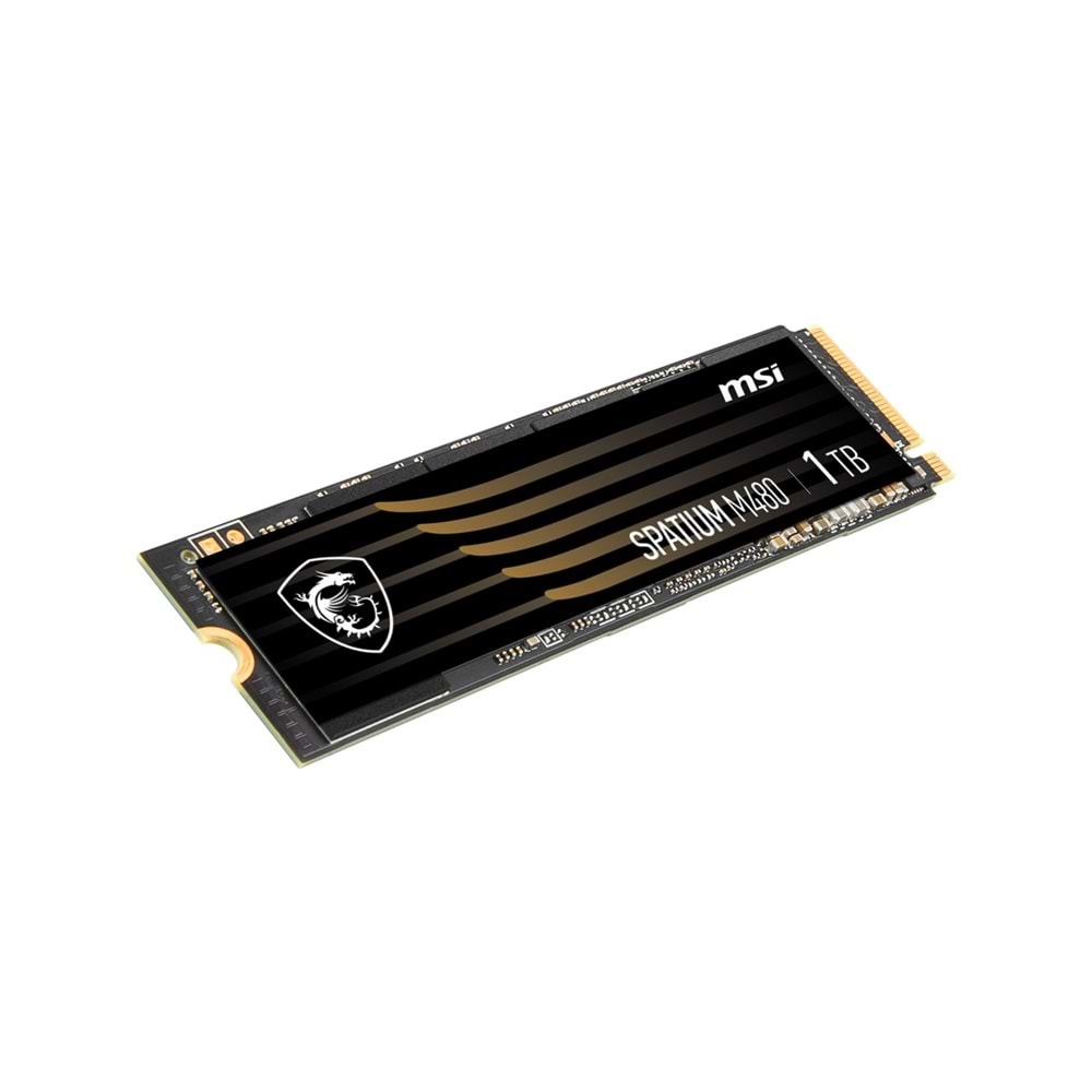 MSI Spatium M480 PRO 1TB PCIe 4.0 NVMe M.2 SSD (7400/6000 MB/s)