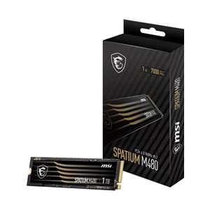 MSI Spatium M480 PRO 1TB PCIe 4.0 NVMe M.2 SSD (7400/6000 MB/s)