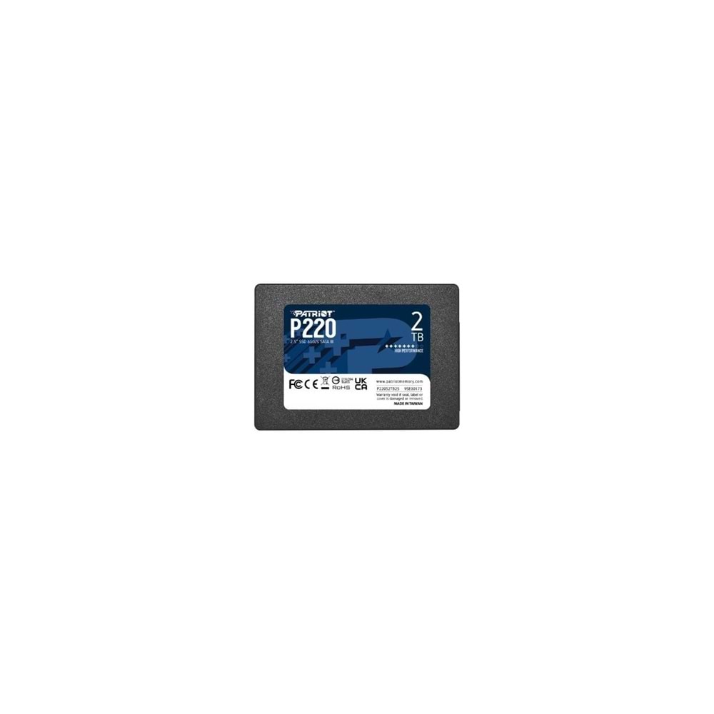 Patriot P220 2TB 550/500MB/s 2.5¨ SATA3 SSD Disk (P220S2TB25)