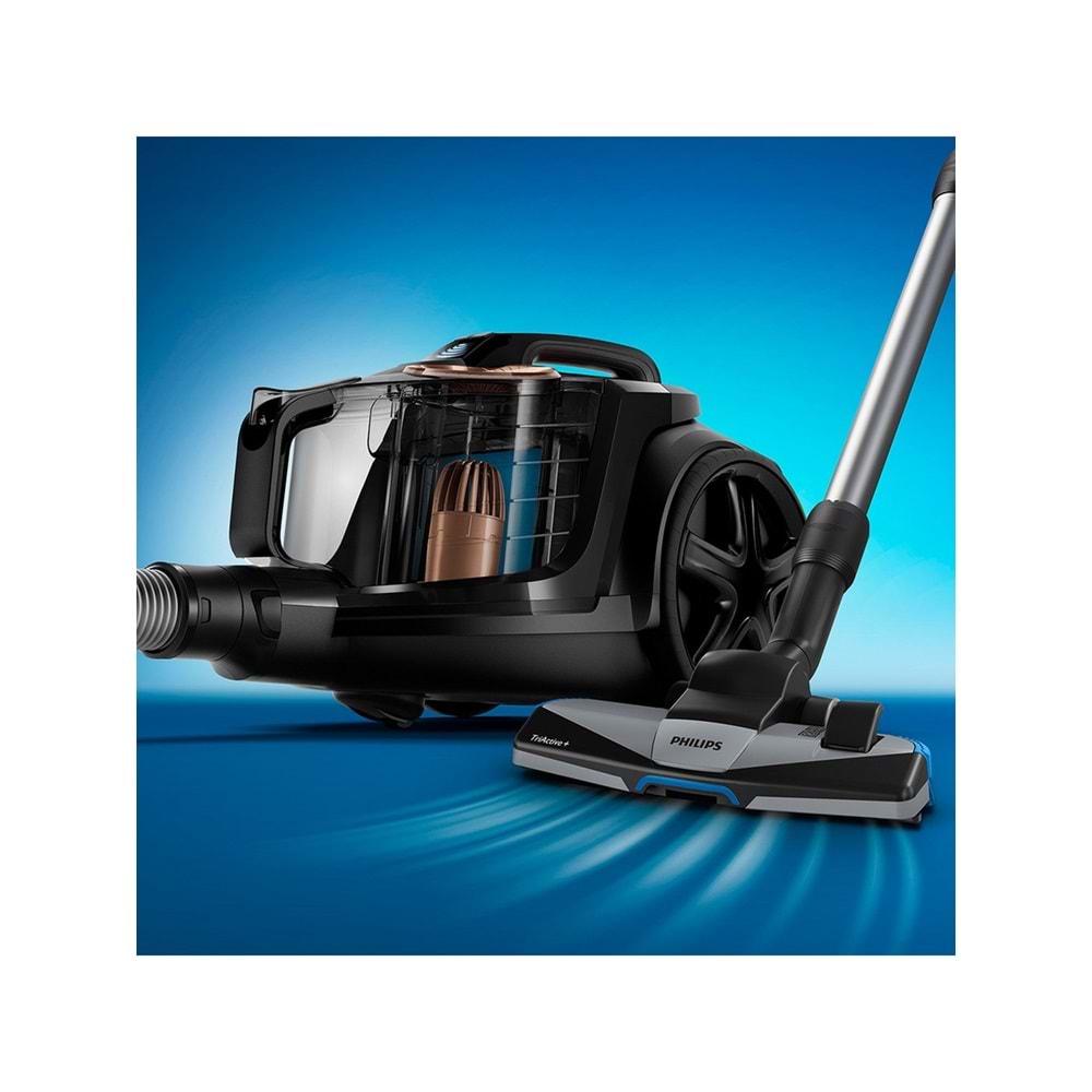 Philips Marathon Ultimate XB7150/07 Toz Torbasız Elektrikli Süpürge 900W - Gri