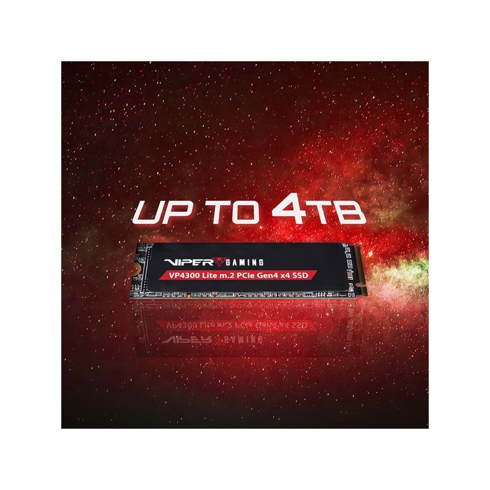 Patriot Viper VP4300 Lite 2TB 7400/6400MB/s Gen4 x4 NVMe M.2 SSD Disk (VP4300L2TBM28H)