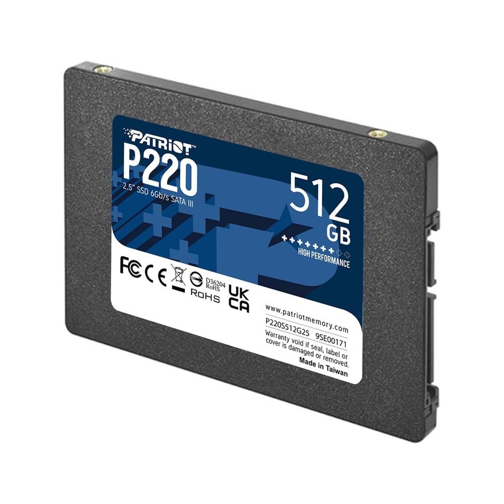 Patriot P220 512GB 550/500MB/s 2.5