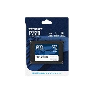 Patriot P220 512GB 550/500MB/s 2.5