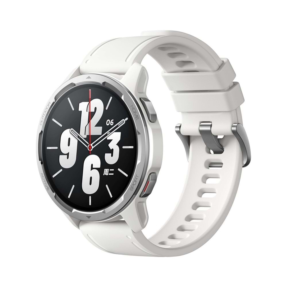 Xiaomi Watch S1 Active Gümüş Ay Beyazı Akıllı Saat (Distribütör Garantili)