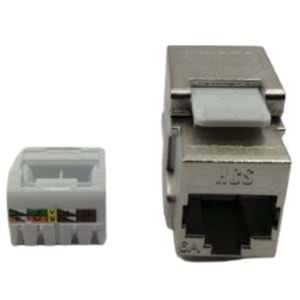 HCS FTP Cat6A Tolless Keystone Jack (J6A-00826)