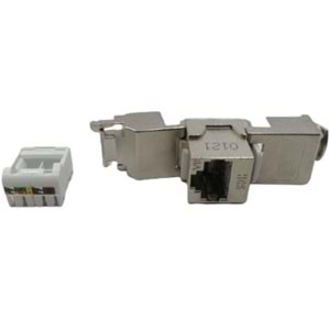 HCS FTP Cat6A Tolless Keystone Jack (J6A-00826)