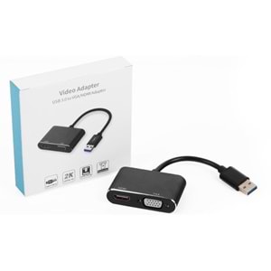Dark DK-AC-UGA35 USB 3.0 to HDMI + VGA Çevirici