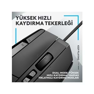 Logitech G G502 X Hero Kablolu Gaming Mouse