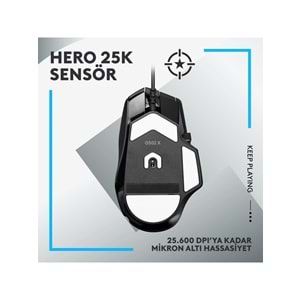 Logitech G G502 X Hero Kablolu Gaming Mouse