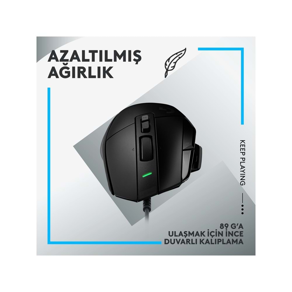 Logitech G G502 X Hero Kablolu Gaming Mouse