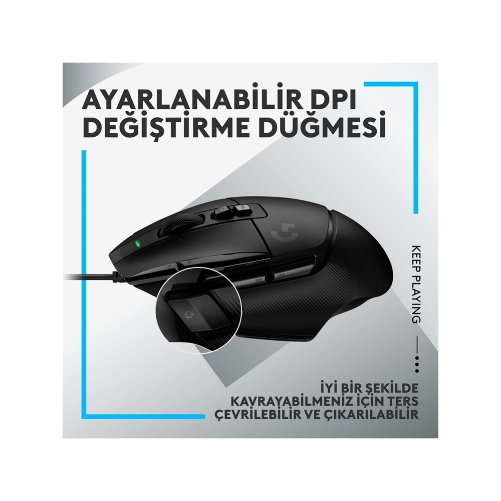 Logitech G G502 X Hero Kablolu Gaming Mouse
