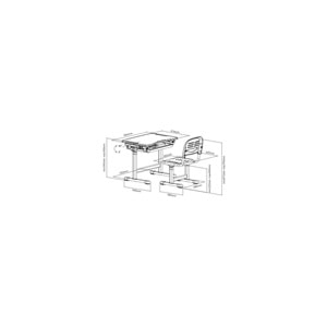 Digitus DA-90900 Ayarlanabilir Çocuk Masası Mavi