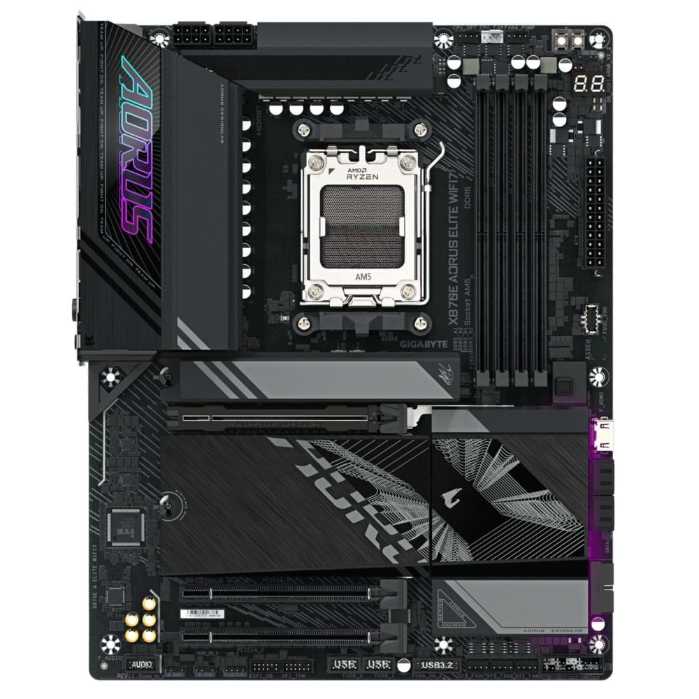 Gigabyte X870E Aorus Elite Wifi 7 D5 AM5 Type-C