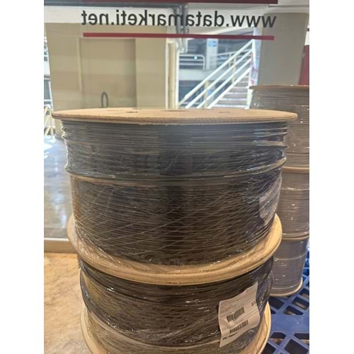 HCS Cat6 Siyah U/UTP Outdoor Makara Kablo (500m)