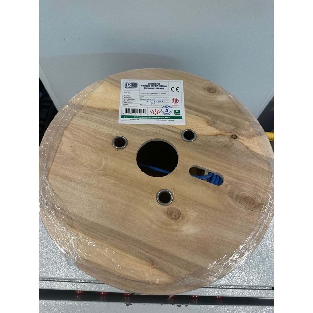 HCS Cat6 Siyah U/UTP Outdoor Makara Kablo (500m)