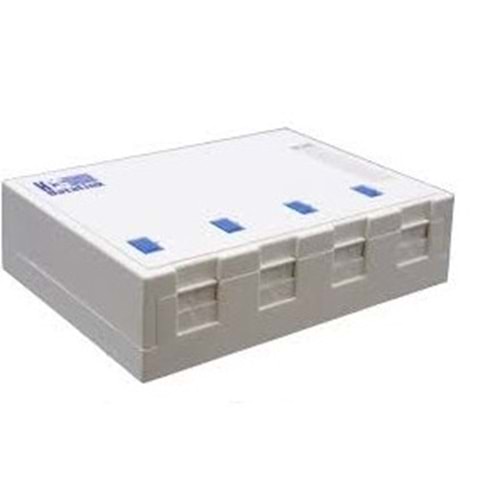 HCS 4 Port Sıva Üstü Boş Priz Kutusu (WMM-00403)