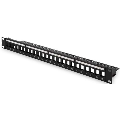 HCS 24 Port Çapraz Boş Patch Panel (P00-02430-1U)