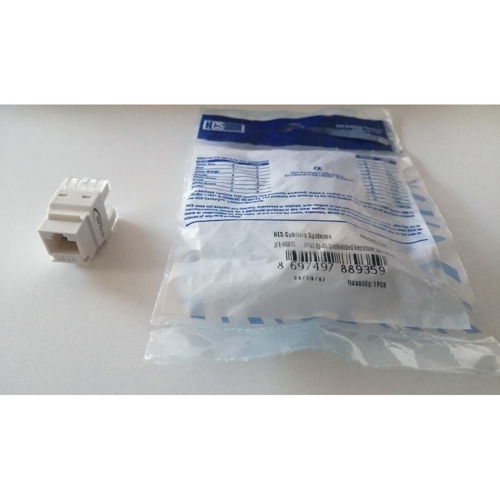 HCS FTP Cat6 Zırhsız Konnektör