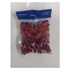 HCS UTP RJ-45 Konnektör Kılıfı Kırmızı