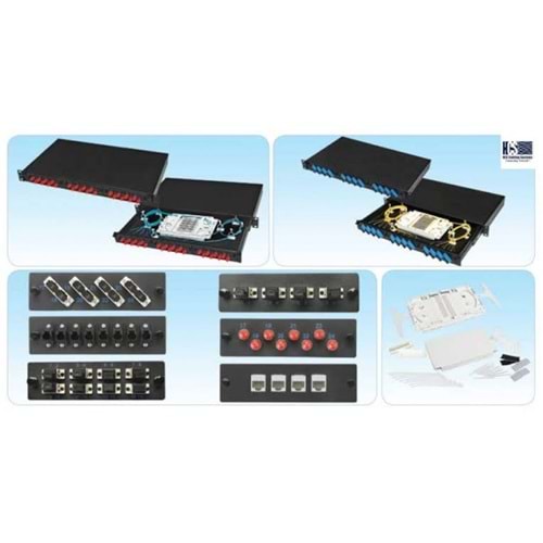 HCS 12 Port Fiber Duplex Patch Panel(PFO-11225-1U)