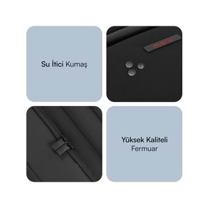 Mack MCC-804 14.1 Business X NB Sırt Çantası Siyah