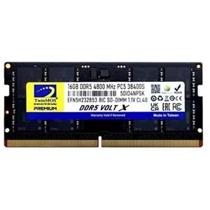 TwinMOS 16GB DDR5 4800MHz (TMD516GB4800S40) (NB)
