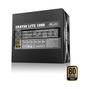 Raijintek Cratos Lite 1000W 80+ Gold PCIE5.1