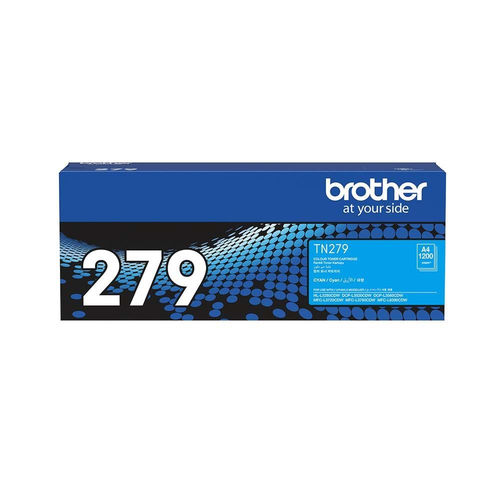 Brother TN279C Standart Kapasiteli Mavi Toner 1200 Sayfa
