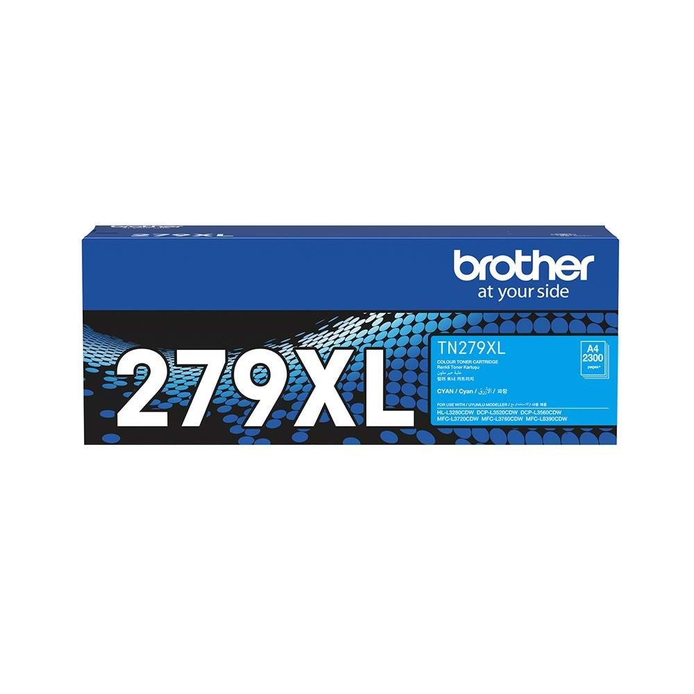 Brother TN279XLC Yüksek Kapasiteli Mavi Toner 2300 Sayfa