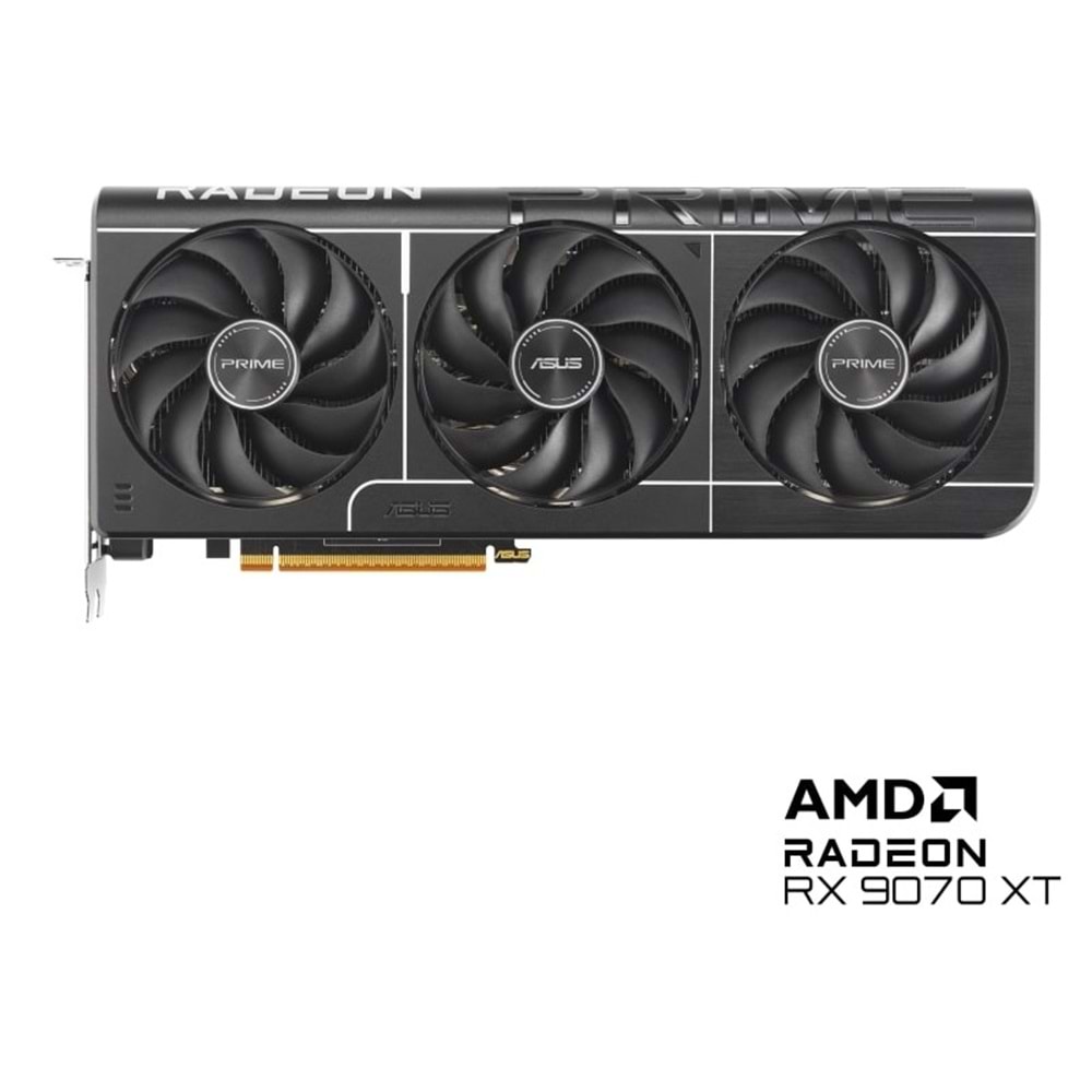 Asus PRIME-RX9070XT-O16G 16GB GDDR6 256Bit DP/HDMI PCI 5.0 Ekran Kartı