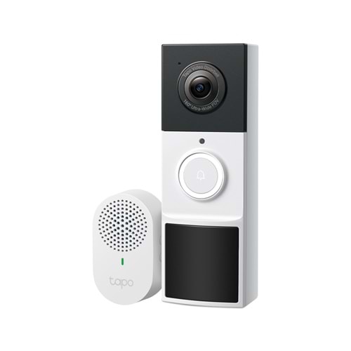 Tp-Link Tapo D210 2K Görüntülü Kapı Zili Kamerası (6 Aylık Pil Ömrü)(İki Yön Ses