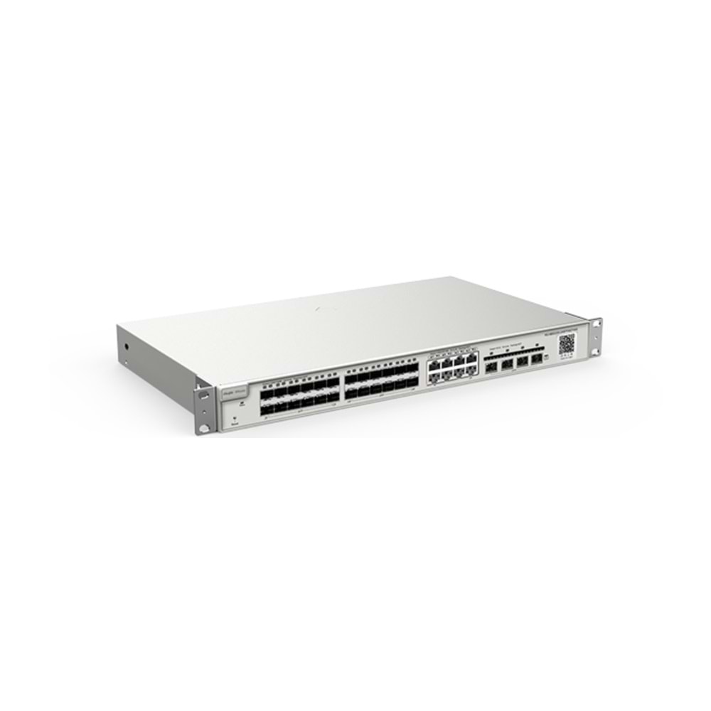Ruijie Reyee RG-NBS3200-24SFP/8GT4XS 8-Port Bakır+24x1GBSFP Port+4X10GBSFP RackM