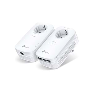 Tp-Link TL-PA8033P KIT AV1300 3-Port Gigabit Powerline Starter Kit(Powerline Ad)