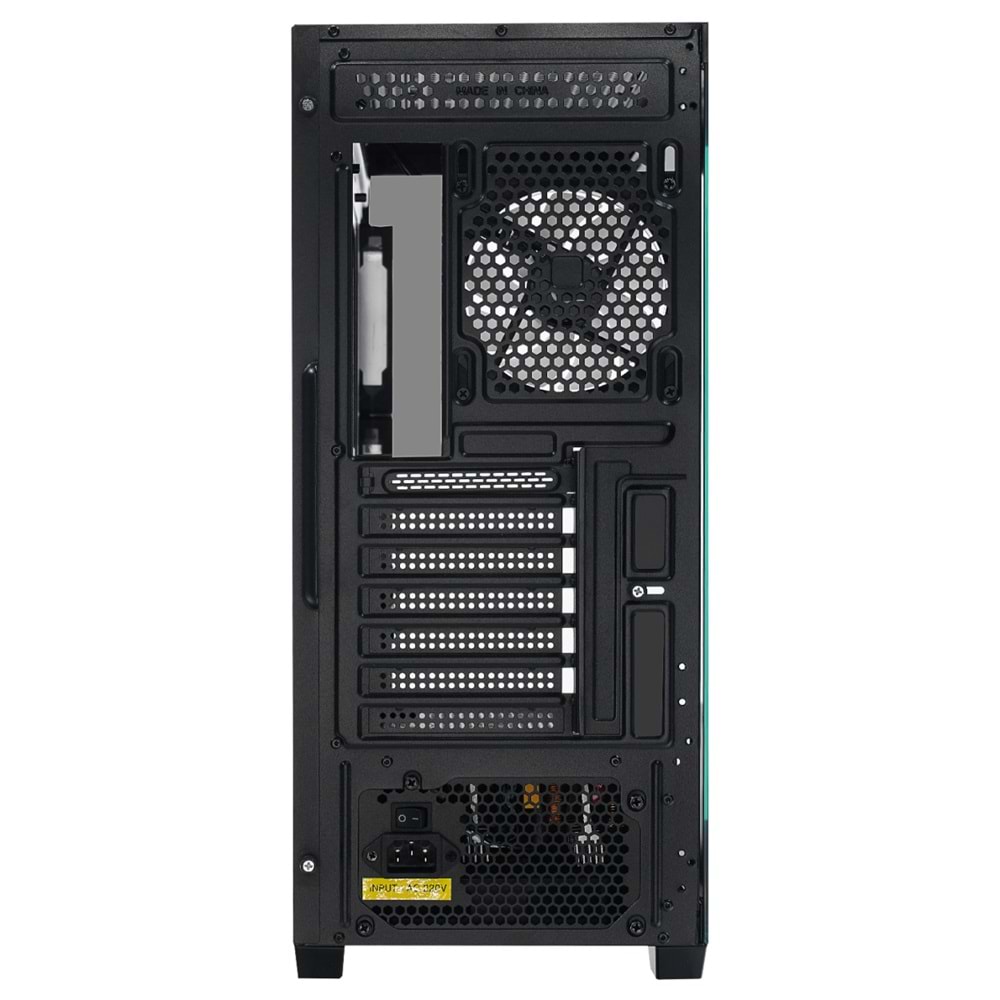 Rampage HYDRA V4 750W 80 Plus Bronze ARGB Fan ATX Mid-T Siyah Gaming Oyuncu Kasa