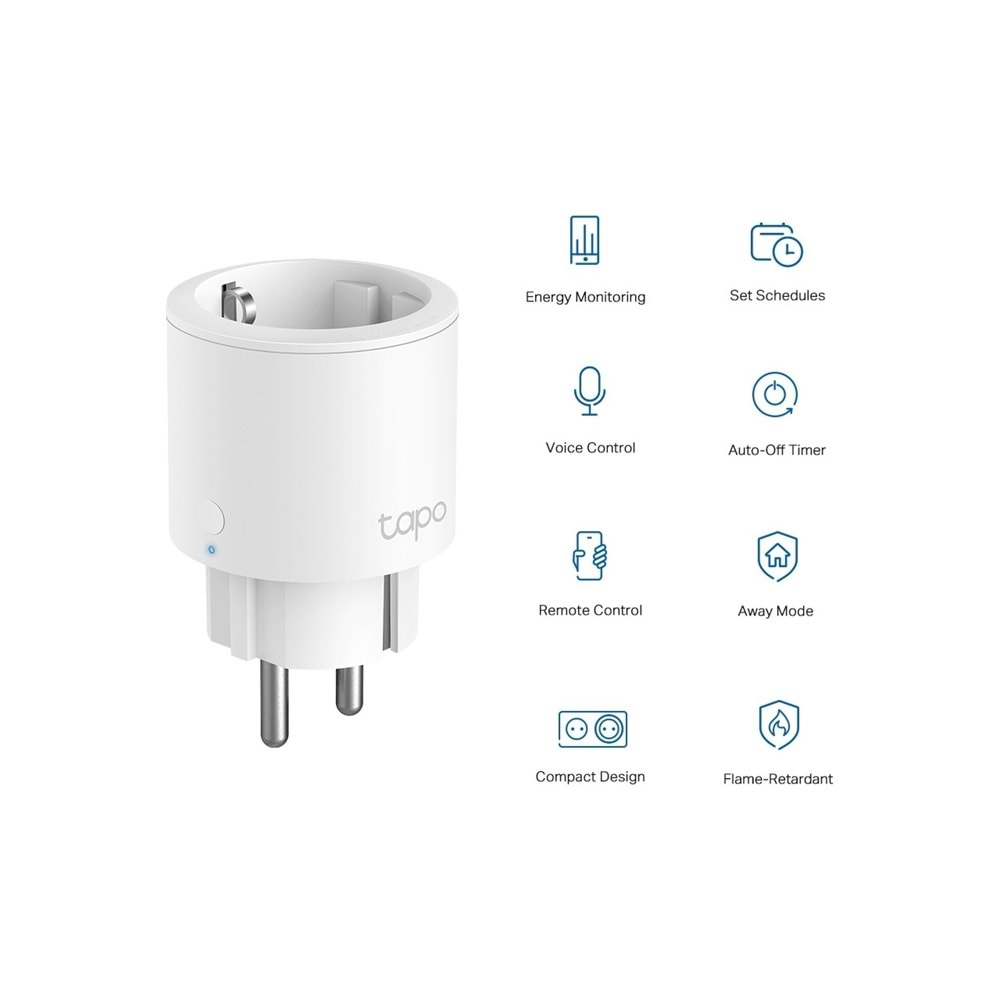 TP-Link Tapo P115(4-pack) Mini Akıllı Wi-Fi Priz