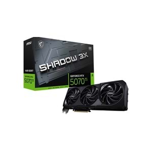 Msi Geforce RTX5070TI 16G SHADOW 3X OC 16GB GDDR7 256BIT 1XHDMI 3XDP Ekran Kartı
