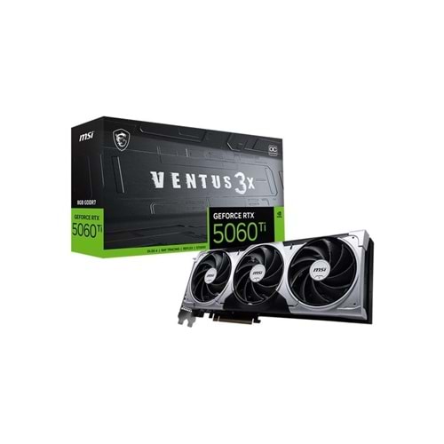 Msi Geforce RTX5060TI 8G VENTUS 3X OC 8GB DDR7 128BIT 3XDP 1XHDMI Ekran Kartı
