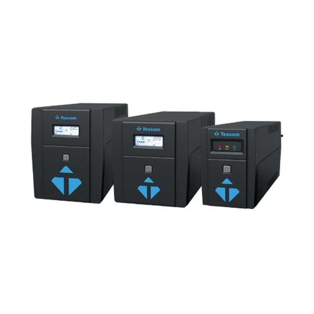 Tescom Leoap 1000VA 1F/1F (2X7AH) 5/10DK LCD LINE Interaktif UPS