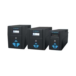 Tescom Leoap 2000VA 1F/1F (2X9AH) 4/8DK LCD LINE Interaktif UPS