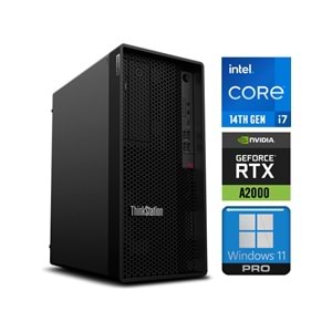 Lenovo Thinkstation 30FR003TTR DWS P2 İ7-14700 1X16GB 1X1TB SSD 1X500W NVIDIA RTX A2000 12GB W11P 3 Yıl Yerinde Garanti