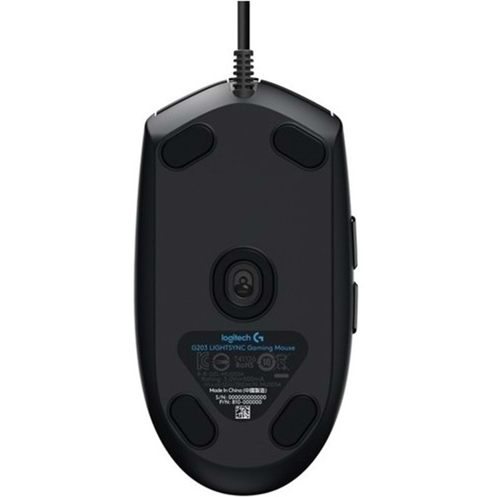 Logitech G G203 Lightsync Lightsync Kablolu Oyuncu Mouse Black