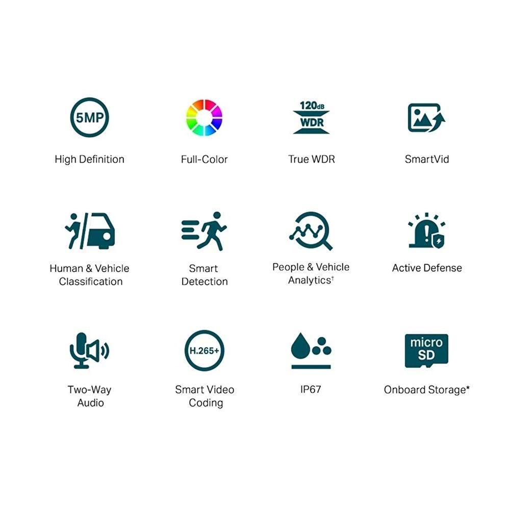 TP-link VIGI C350(4mm) 5MP Full-Color Bullet IP Kamera