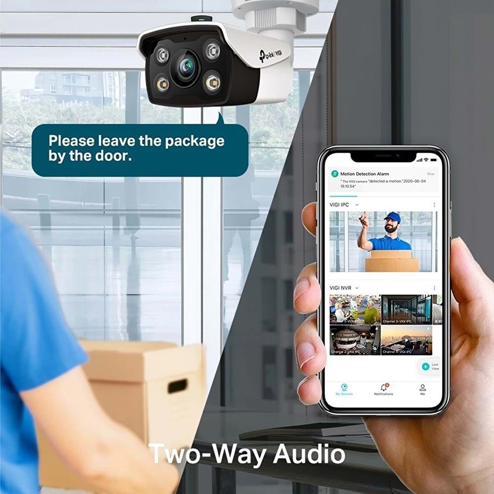 TP-link VIGI C350(4mm) 5MP Full-Color Bullet IP Kamera