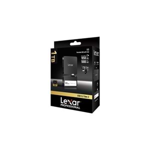 Lexar Professional Go LSL400S001T-RNBNG USB 3.2 1 TB Taşınabilir SSD