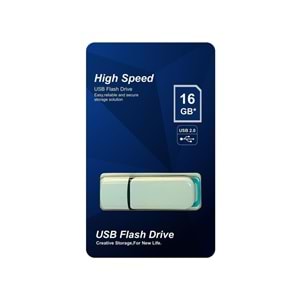 Elba 16GB Plastik Beyaz-Mavi 2.0 USB Flash Bellek