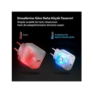 Spigen PowerArc ArcStation Pro ACH02589 45 W Type-C Kablolu Hızlı Şarj Aleti