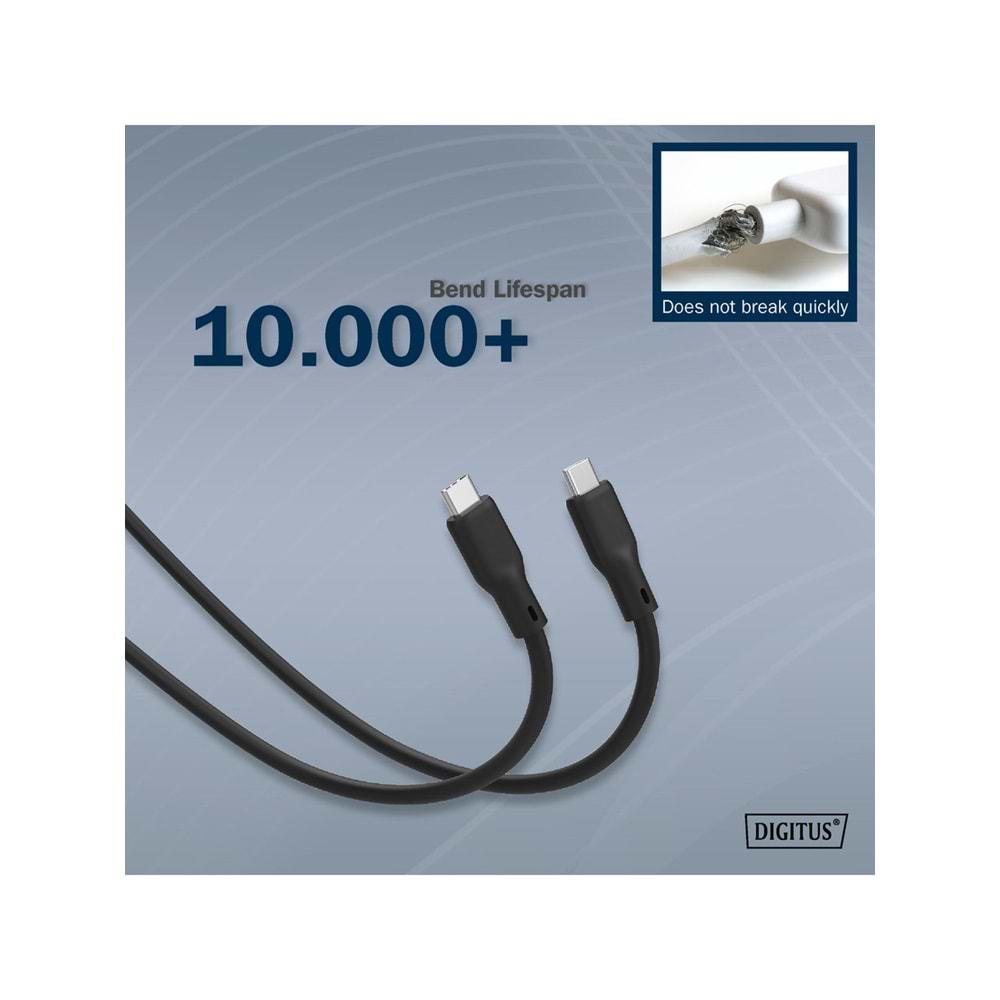Digitus Şarj Data 8K Type-C to Type-C (20Gbps)(2m)