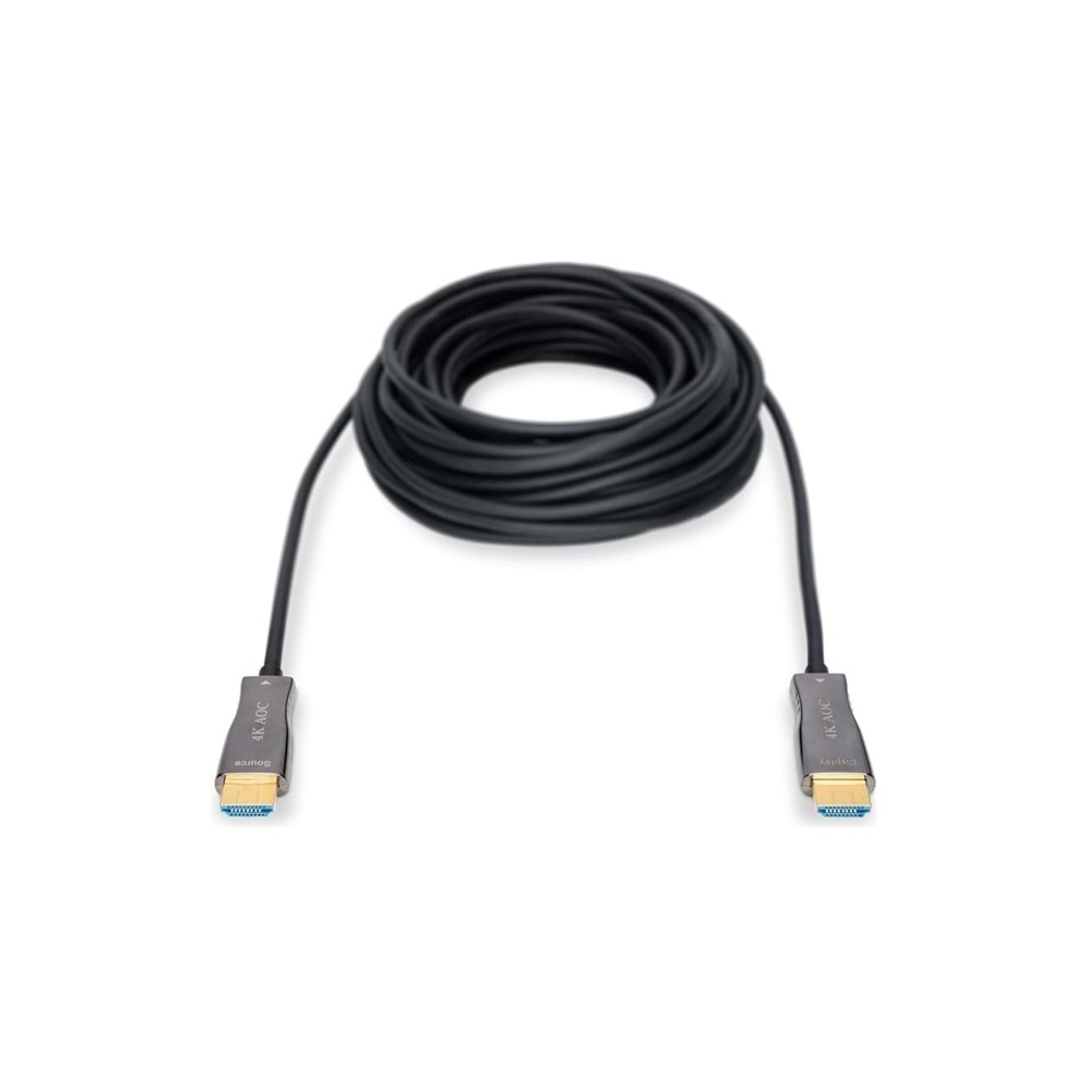 DIGITUS HDMI AOC Hybrid Fiber Optik Kablo 30m