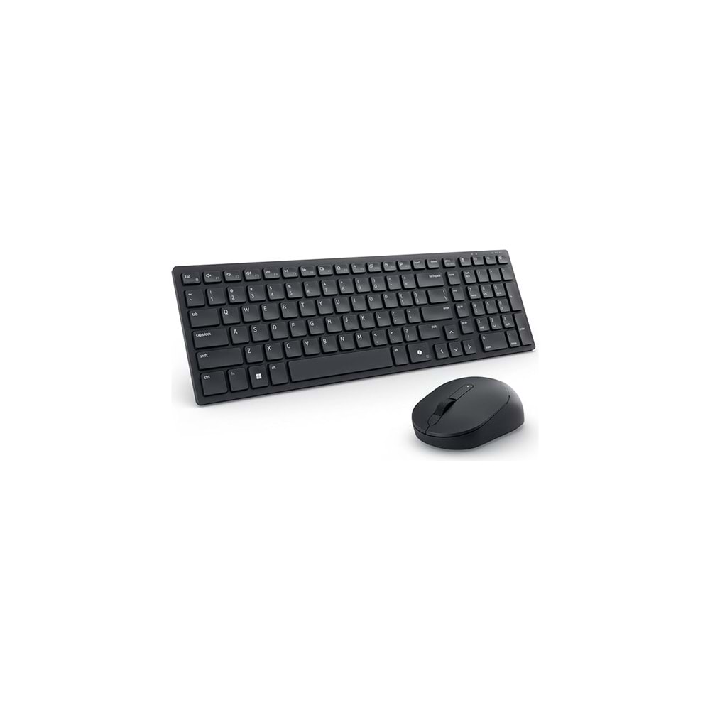 Dell Pro KM555 Kompakt Sessiz Kablosuz Set Siyah